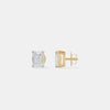 The Architectural Emerald Cut Studs