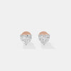 The Pure Heart Solitaire Studs