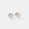 The Pure Heart Solitaire Studs