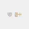 The Pure Heart Solitaire Studs