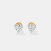 The Pure Heart Solitaire Studs