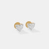 The Pure Heart Solitaire Studs