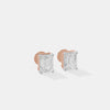 The Architectural Emerald Studs
