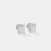 The Architectural Emerald Studs
