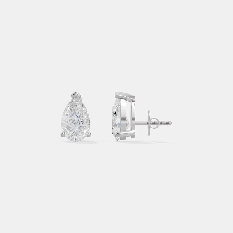 The Graceful Pear Cut Studs
