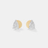 1 CT EACH Pear Solitaire Studs