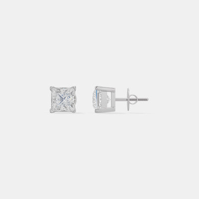 The Classic Princess Cut Studs