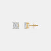 The Modern Princess Solitaire Studs