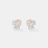 The Trinity Pear Cluster Earrings