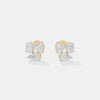 The Trinity Pear Cluster Earrings