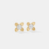 The Petal Solitaire Studs