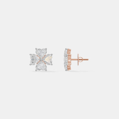 The Ethereal Quatrefoil Studs