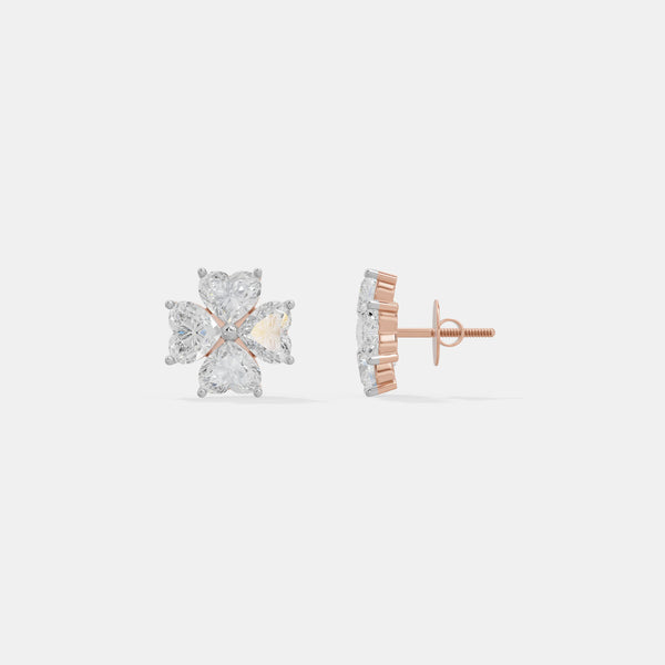 The Ethereal Quatrefoil Studs