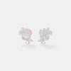 The Oval Crest Cluster Earrings