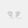 The Oval Crest Cluster Earrings