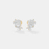The Oval Crest Cluster Earrings