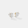The Oval Crest Cluster Earrings