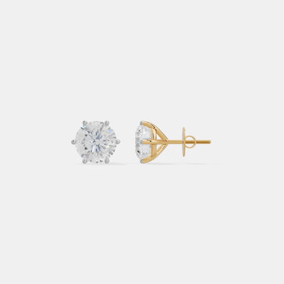 1.20 CT Classic Round Diamond Studs