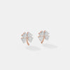 The Petite Clover Heart Studs