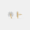The Petite Clover Heart Studs