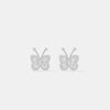Butterfly Diamond Stud Earrings