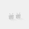 Butterfly Diamond Stud Earrings