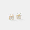 Butterfly Diamond Stud Earrings