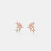 Celestial Starburst Diamond Stud