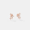 Celestial Starburst Diamond Stud