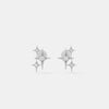 Celestial Starburst Diamond Stud