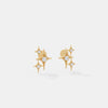 Celestial Starburst Diamond Stud