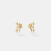 Celestial Starburst Diamond Stud