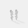 Ascending Petal Cluster Earrings