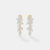 Ascending Petal Cluster Earrings