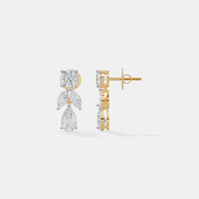 Trilogy Dewdrop Statement Studs