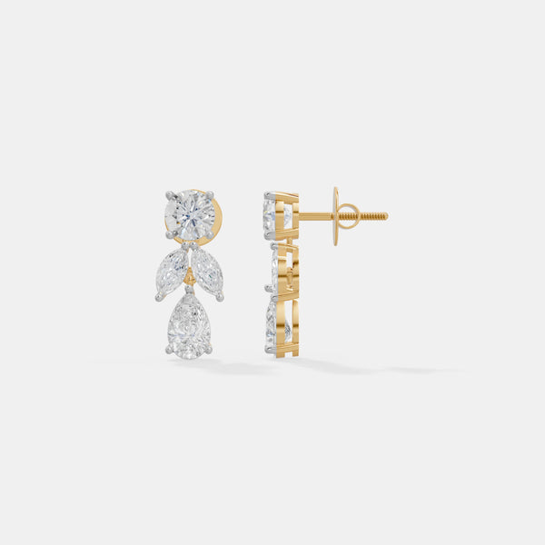 Trilogy Dewdrop Statement Studs
