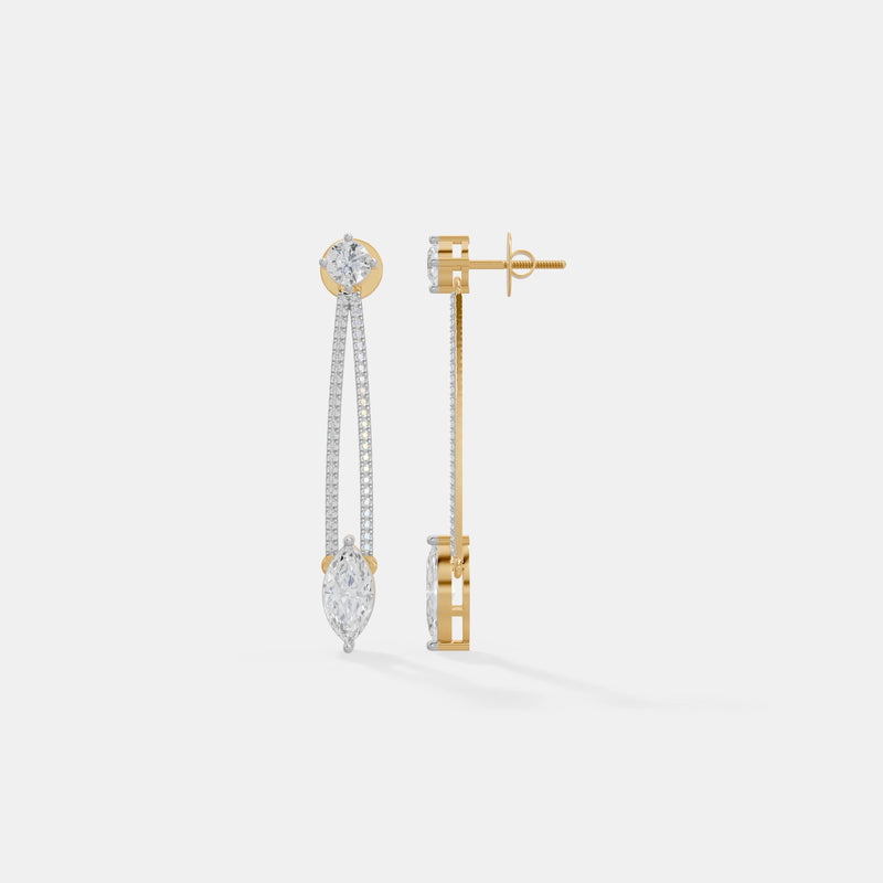 The Infinite Line Marquise Drops