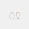 The Lumina Pear Open Hoops