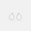 The Lumina Pear Open Hoops