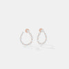 The Lumina Pear Open Hoops