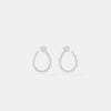 The Lumina Pear Open Hoops