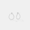 The Lumina Pear Open Hoops