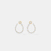 The Lumina Pear Open Hoops