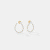 The Lumina Pear Open Hoops