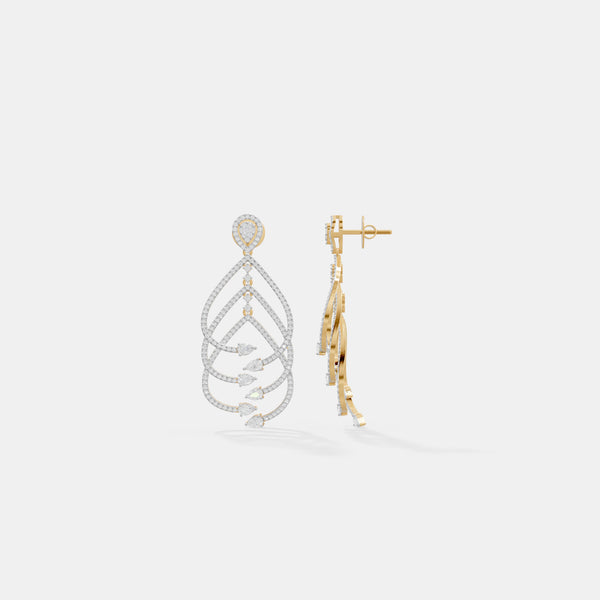 The Tiered Halo Chandeliers