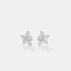 The Asymmetric Marquise Floral Studs