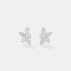 The Asymmetric Marquise Floral Studs