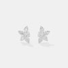 The Asymmetric Marquise Floral Studs