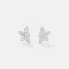 The Asymmetric Marquise Floral Studs
