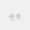 Ethereal Quatrefoil Halo Diamond Studs